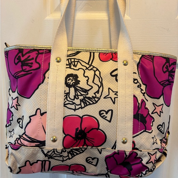 Coach Poppy 2012 (F17148) Kyra Floral Tote Bag in EUC - Picture 7 of 16